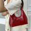 PU Leather Stone Texture Shoulder Bag